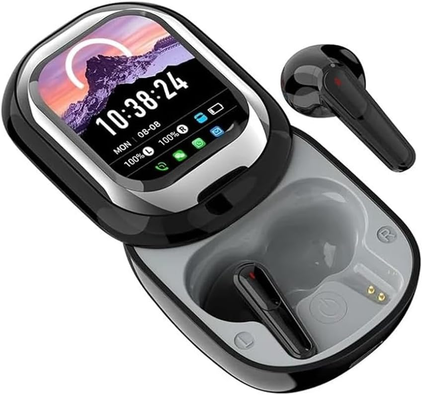 Snblzhef In-Ear Full-Color Touch Screen Wireless Long-Life Noise Reduction Bluetooth Headset with Smart Watch Function Headset image number 2