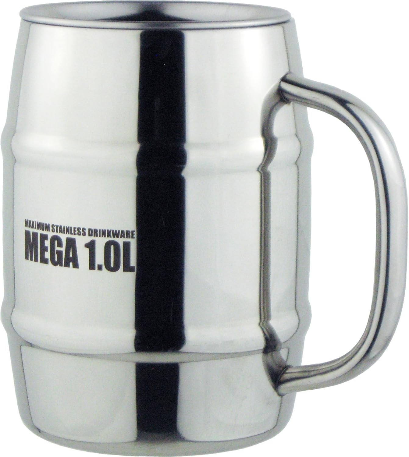 Nagao Mega Jug, 3.3 Fl Oz (1 L), Stainless Steel Barrel Type, Double Wall Vacuum Structure, Highball, Beer, Maximum, Stainless Steel Drinkware, Mug, 0.3 Gal (1 L) image number 2