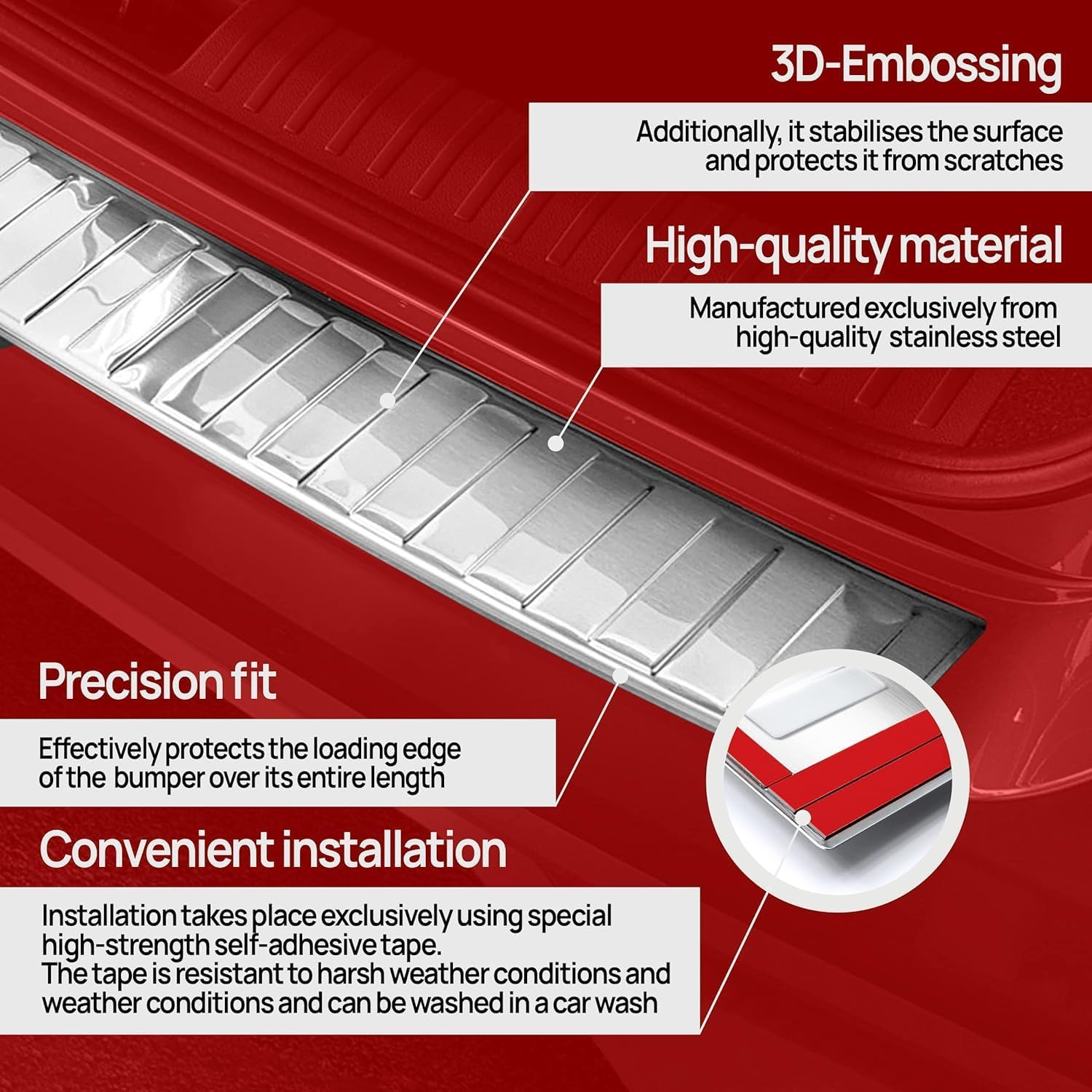 Chrome Bumper Protector to Fit Tiguan (2016+) image number 4