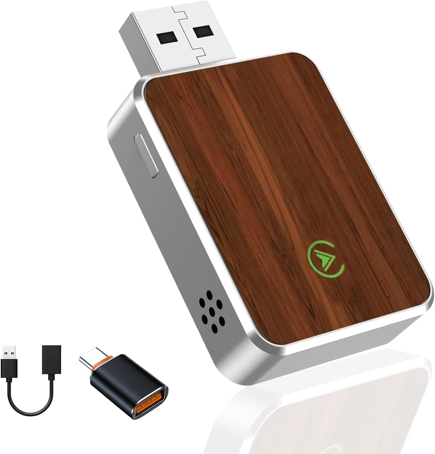 Wireless Carplay Adapter, 2 in 1 Carplay & Android Auto Adapter, Convert Wired to Wireless Car Play Dongle, with Extension Cord, Plug & Play, for Iphone Ios 12+ & Android 11+ image number 1