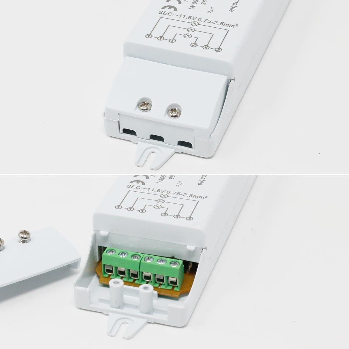 Electronic Halogen Transformer 230 V to 12 V 50-150 Watt with Overload Protection and Temperature Safety 160 X 46 X 33 Mm 1 Transformator image number 1