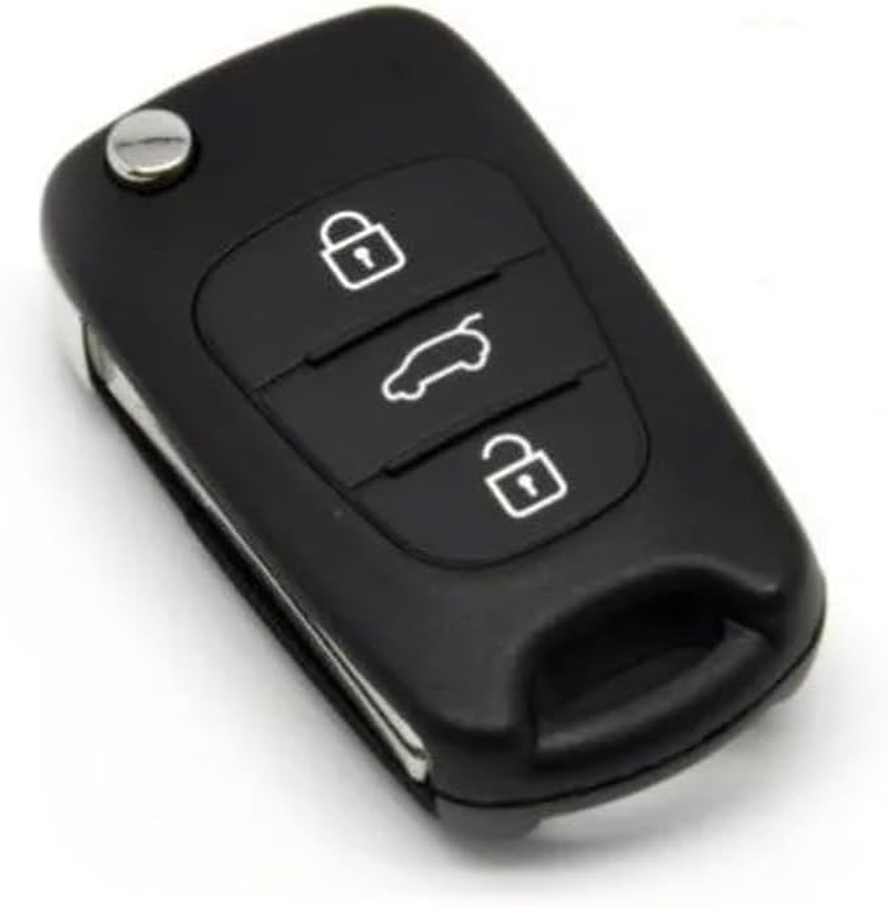 3 Button Flip Key Replacement Remote Case/Shell/Blank Make for Suitable for Hyundai I30 I20 Elantra image number 1