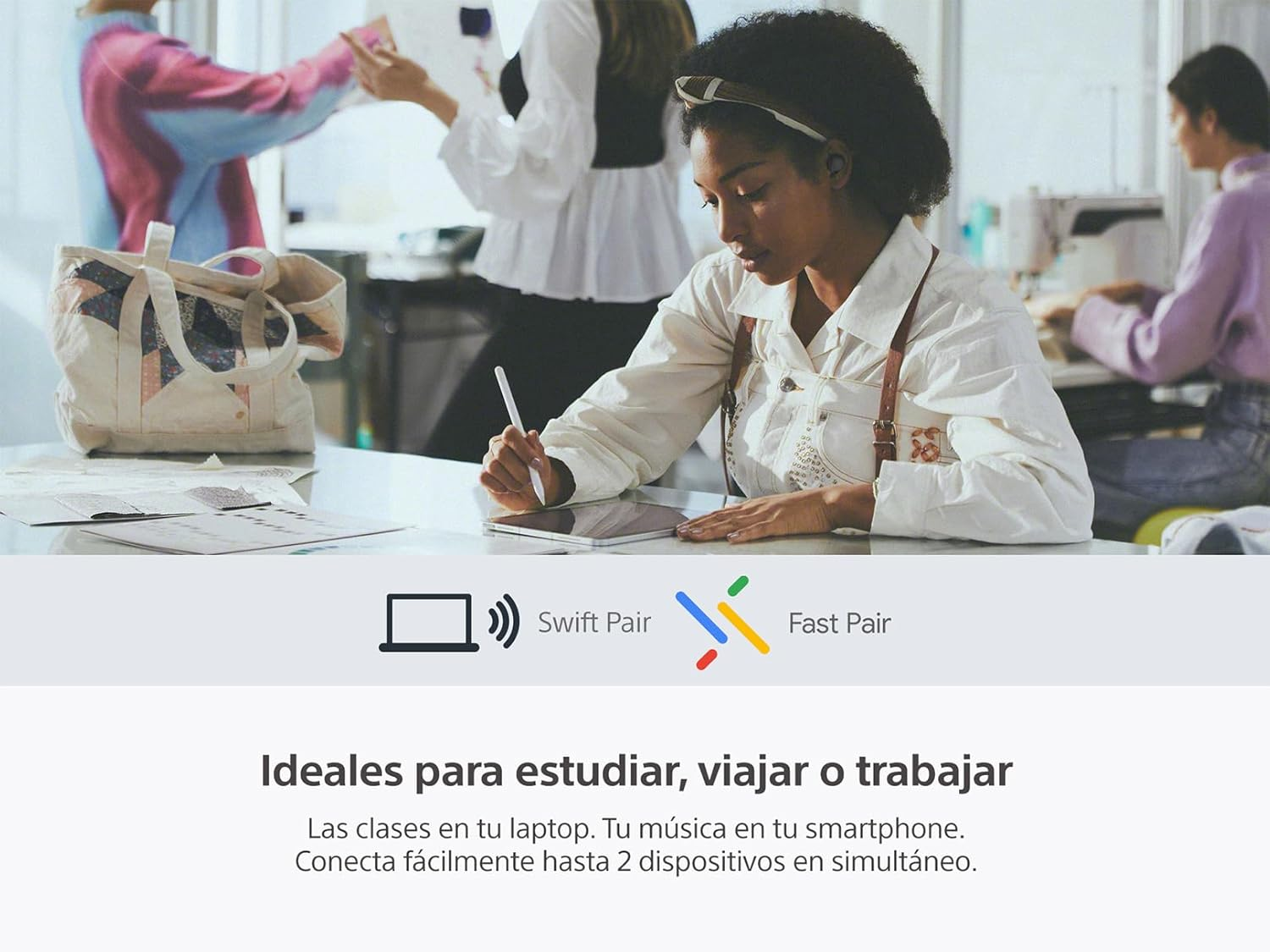 Sony WF-C700N Earbuds with Noise Canceling, Black (National Version) image number 6