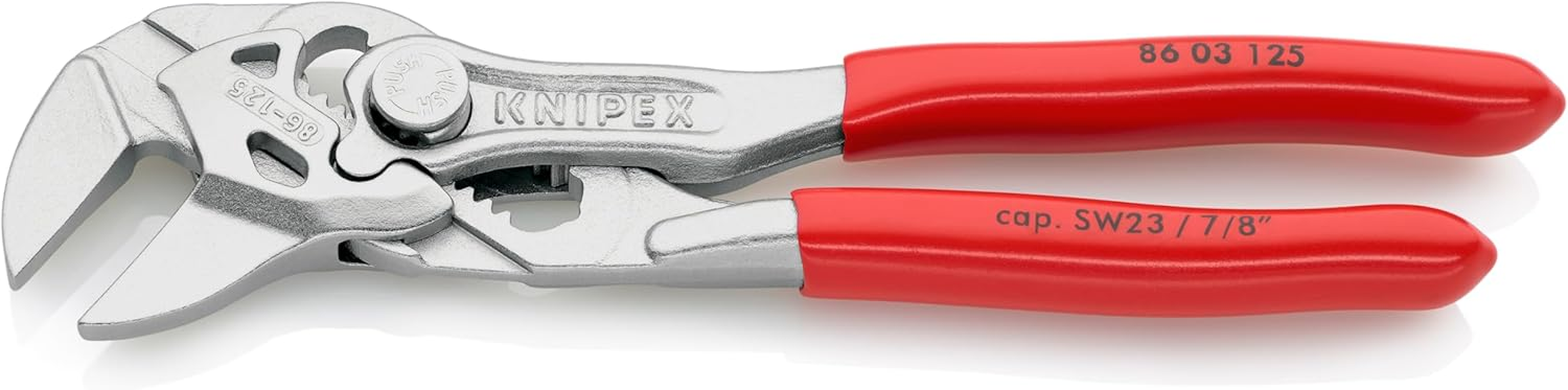 Knipex 86 03 125 Mini Plier Wrench with 11 Adjustment Positions image number 2