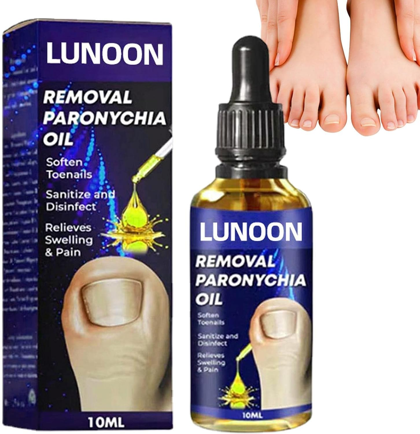 Ingrown Toenail Corrector | Professional Ingrown Toenail Drops Liquid Relief Oil,10Ml Ingrown Toenail Reliever and Softener for Easy Trimming, Toenail Pedicure