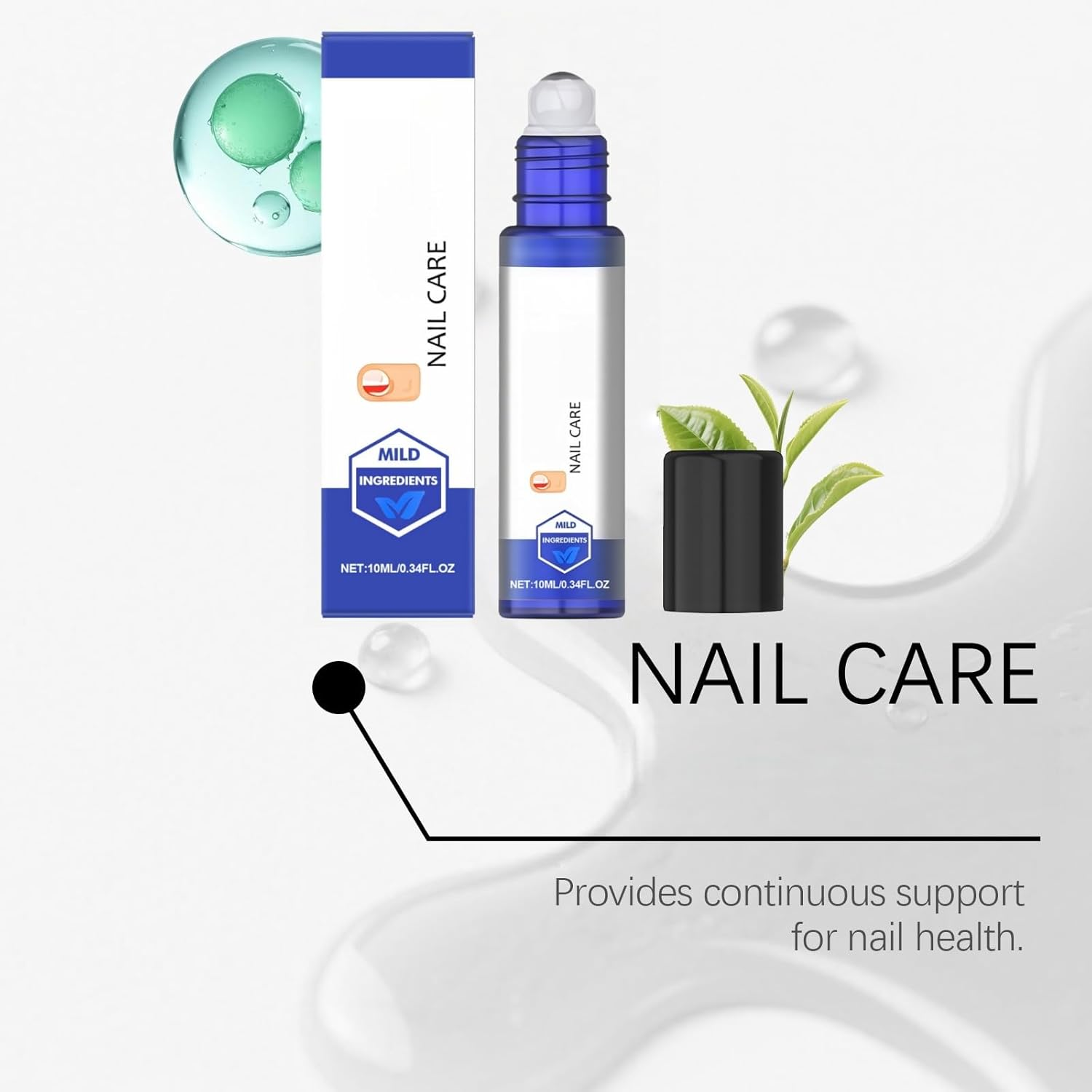 Tea Tree Nail Care Solution, Softener for Thick Toenails,Strengthener for Damaged& Weak Nails, 8-Hour Night Renewal for Toenail & Fingernail, Fast-Drying Formulation & Easy to Use (2) image number 6