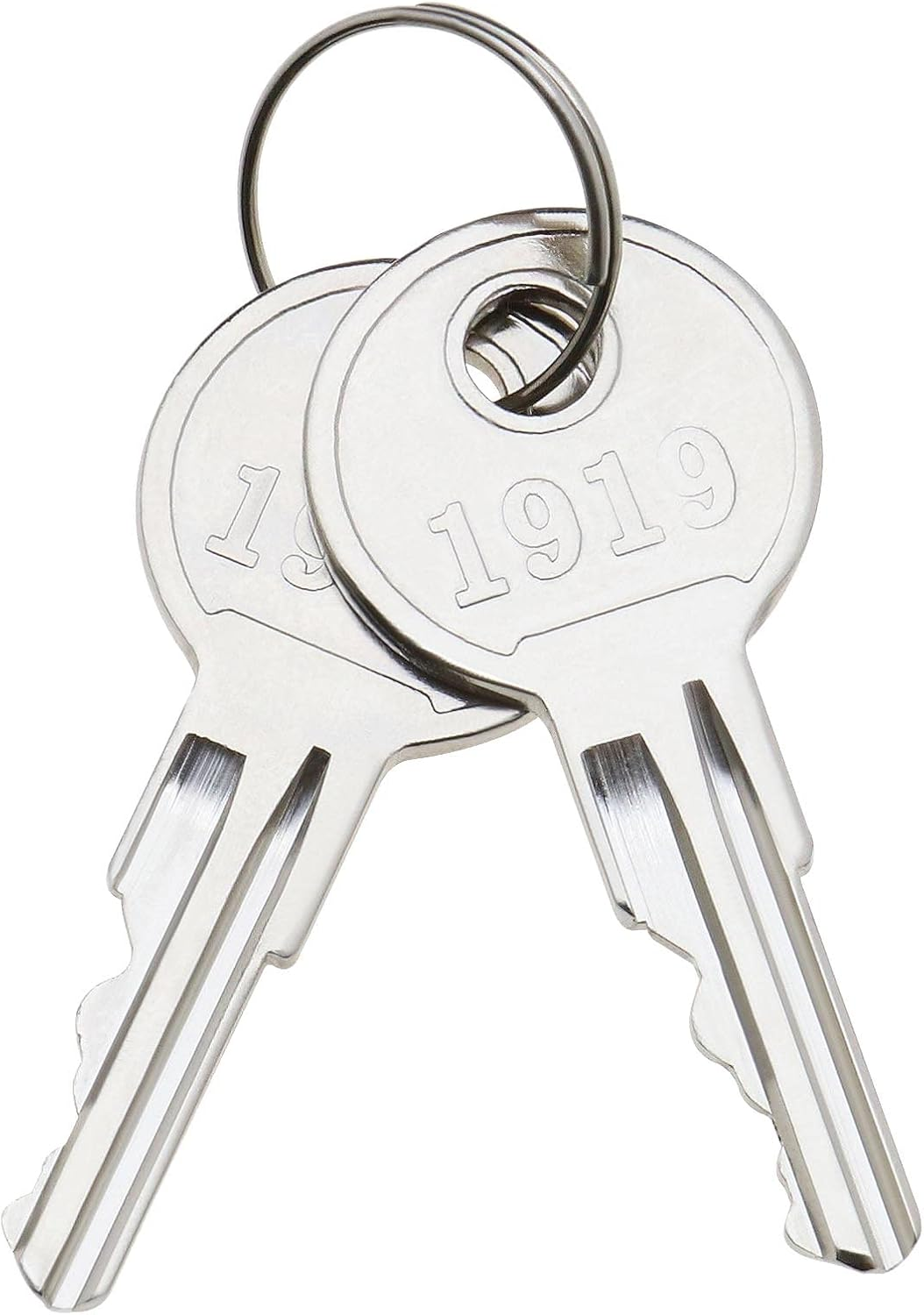 SING F LTD 2PCS Golf Cart Ignition Keys with 1PCS Key Ring 17063G1 Compatible with EZGO TXT Gas and Electric Golf Carts Replacement Spare Parts image number 2