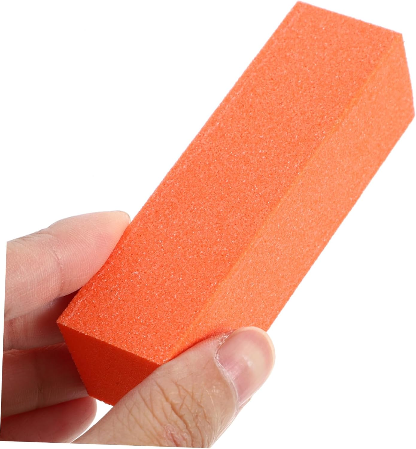 Mobestech 10Pcs Orange Sponge Nail Files Manicure Buffer Blocks Dual-Sided Sanding and Grinding Nail Files for Fingernail Care and Salon Use - Purple image number 2