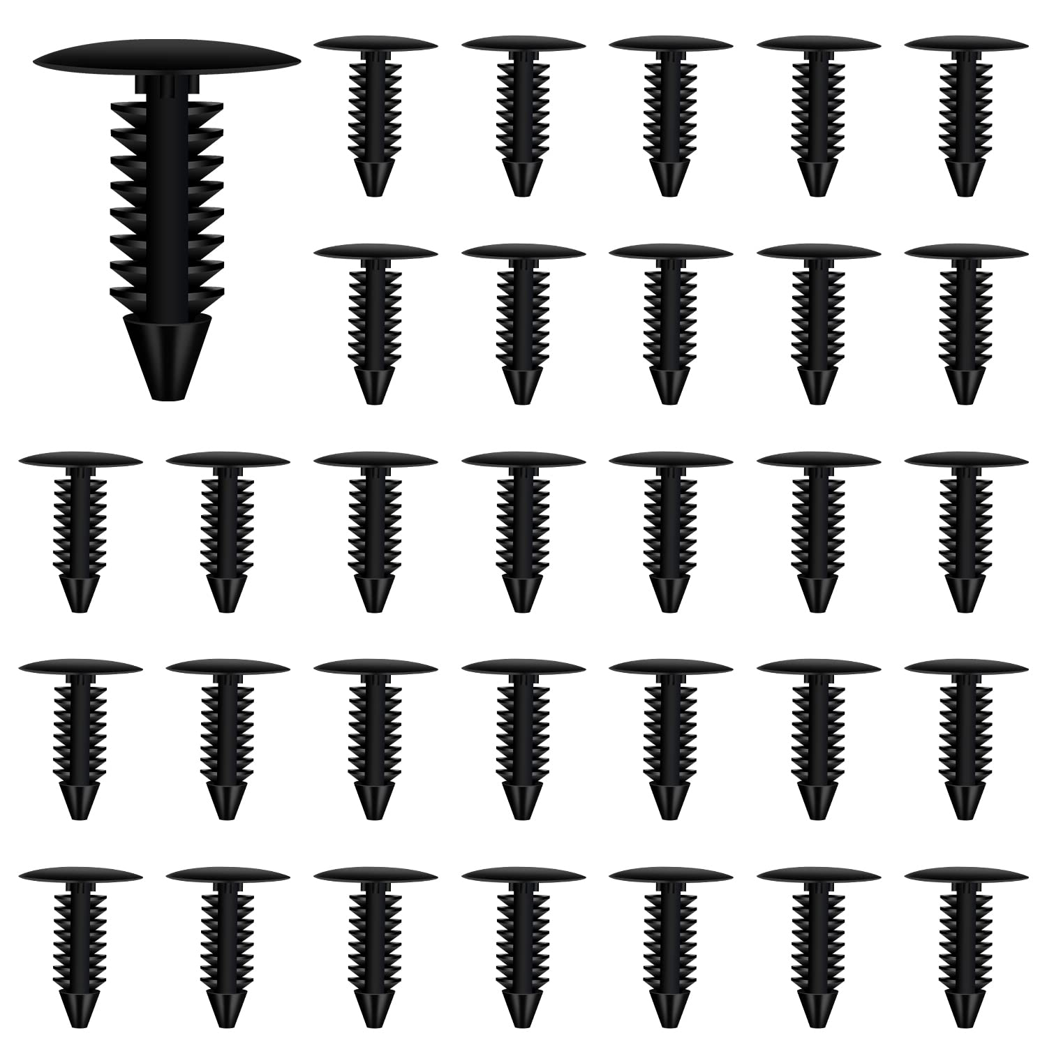 Pack of 100 Laser Honeycomb Pins, Honeycomb Laser Bed Attachment Accessories for Needle Laser Engraver for 7.5 Mm Honeycomb Grid Replaces Honeycomb Laser Bed Accessories (Black) image number 3