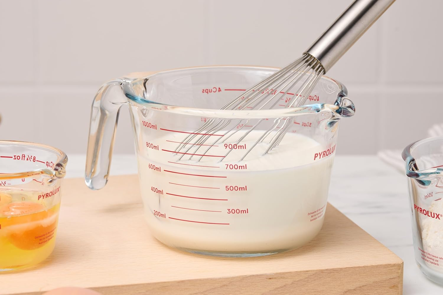 Pyrolux Borosilicate Glass Measuring Jug 1000Ml/4 Cup image number 2