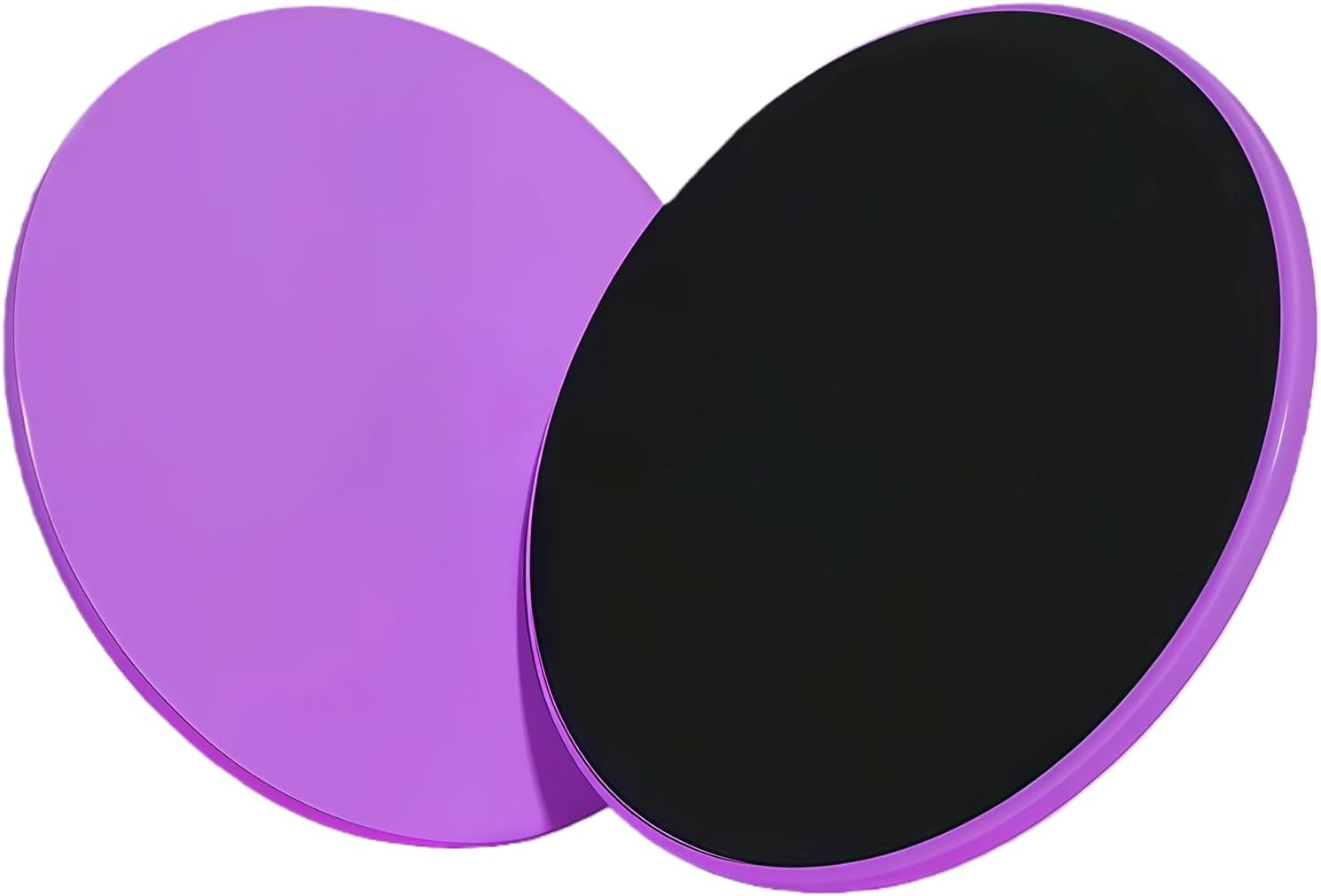 Havenease-2-Pack Pilates Ring Fitness Sliders, 7-Inch Dual-Surface Core Exercise Equipment for Home Gym Workouts, Low-Impact Portable Exercise Discs for Carpet and Hardwood Floors