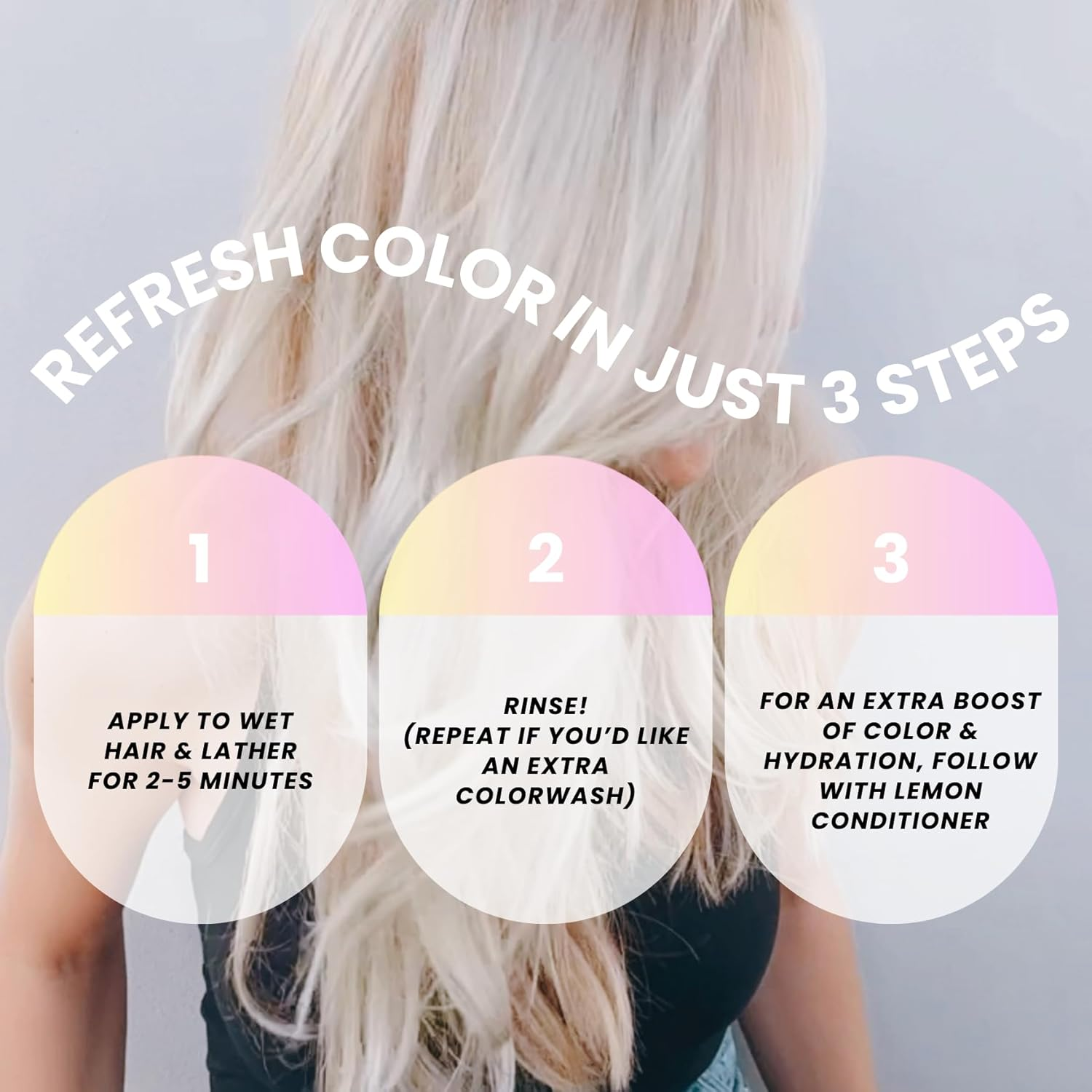 Pure BLENDS Violet Colour Depositing Shampoo 250 Ml image number 2