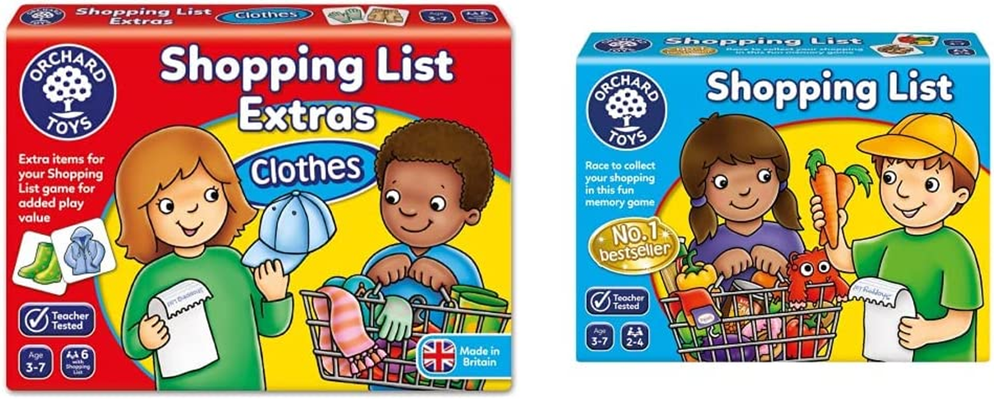 Orchard Toys - Shopping List Booster - Clothes & OC003 - Shopping List Game image number 6