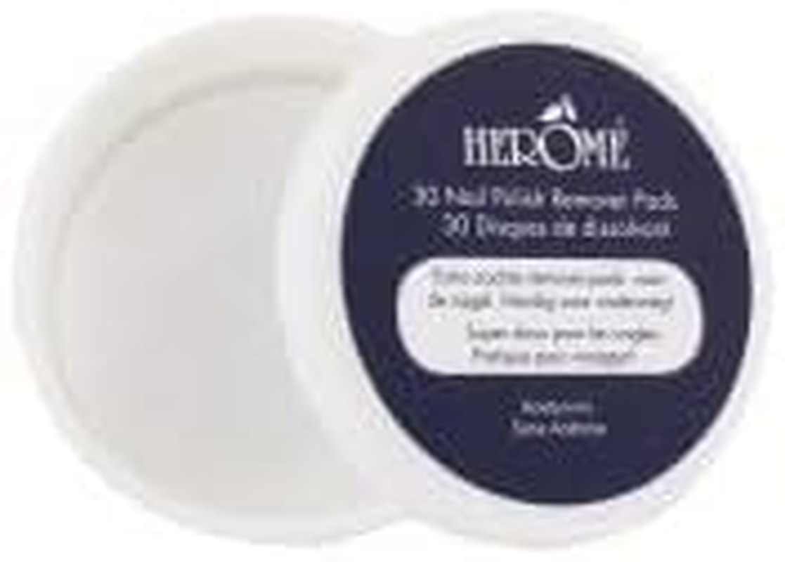 Herome Nourishing Nail Polish Remover Pads - Acetone-Free, Mild & Nourishing, Berry Scent, 30 Pads image number 1