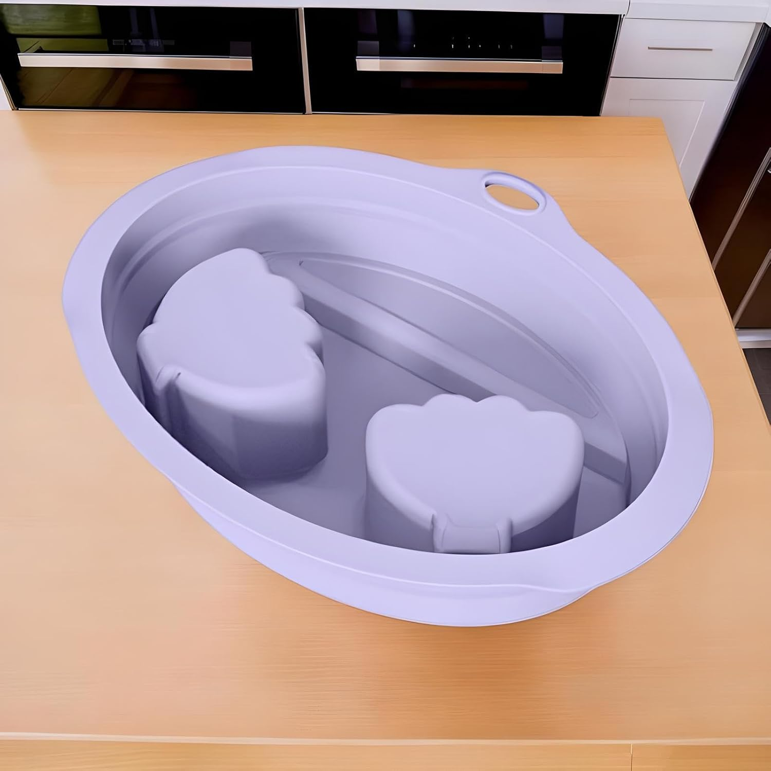 Yulokdwi Nail Bowl for Soaking | Silicone Manicure Soak off Hand Dish,Professional-Grade Soaker Container, Hand Bath Tray Cleaning Tool for Home Salon Travel Care image number 1