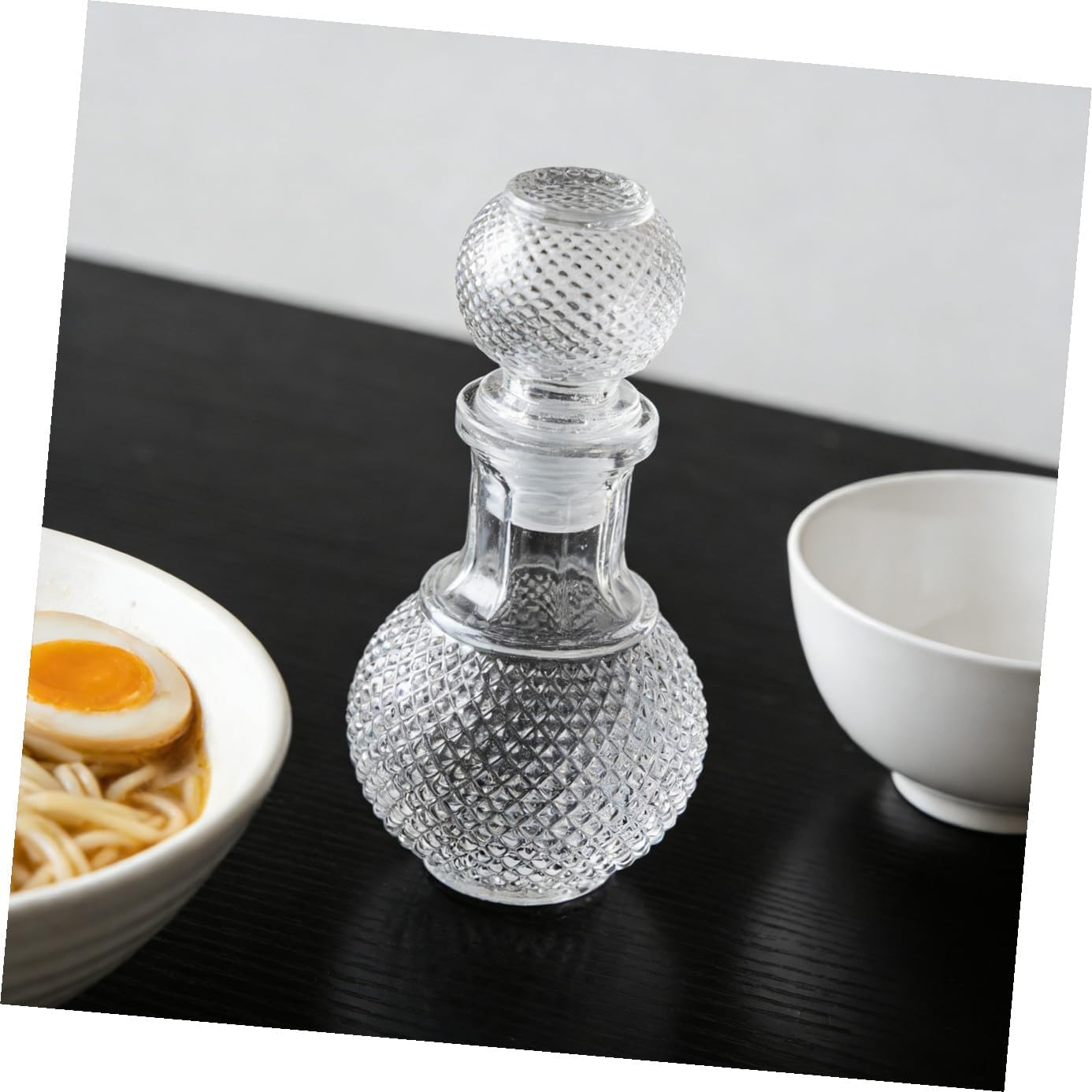 VALICLUD Creative Glass Wine Bottle and Thick for Cocktail Packaging Bottle Decorative Whiskey Decanter Wine Container Use at Home Parties image number 3