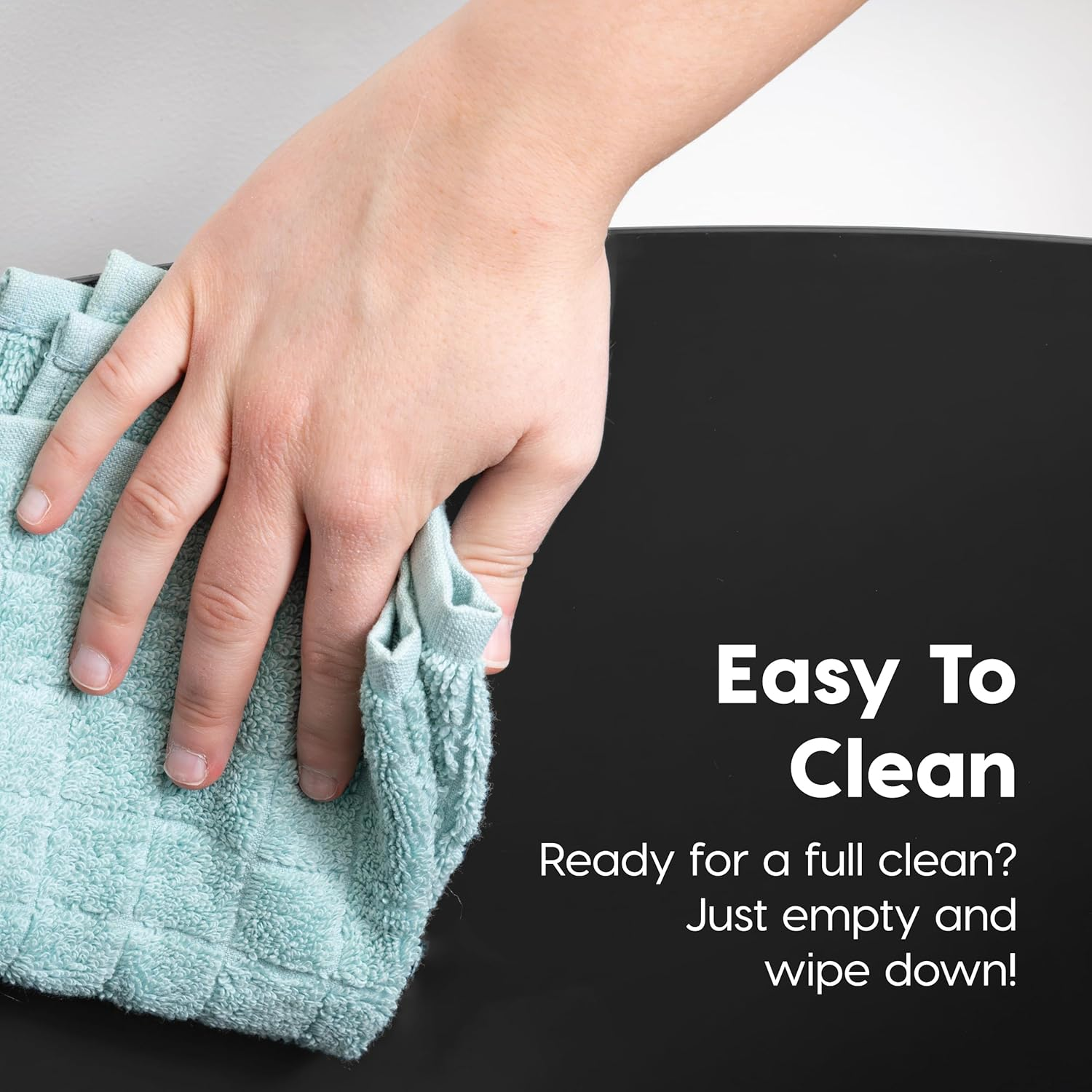 IRIS Top Entry Cat Litter Box, Black/Light Gray image number 4