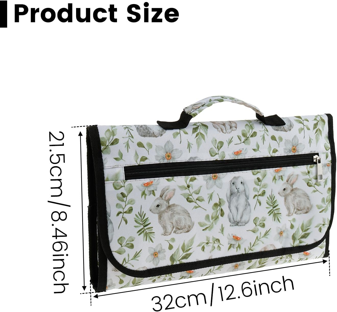 Portable Diaper Changing Pad Waterproof Nappy Changing Mat with Wipes Pocket Foldable Changing Mat Baby Changing Pad Foldable Nappy Changing Kit for Home Uasge and Travel (01) image number 3