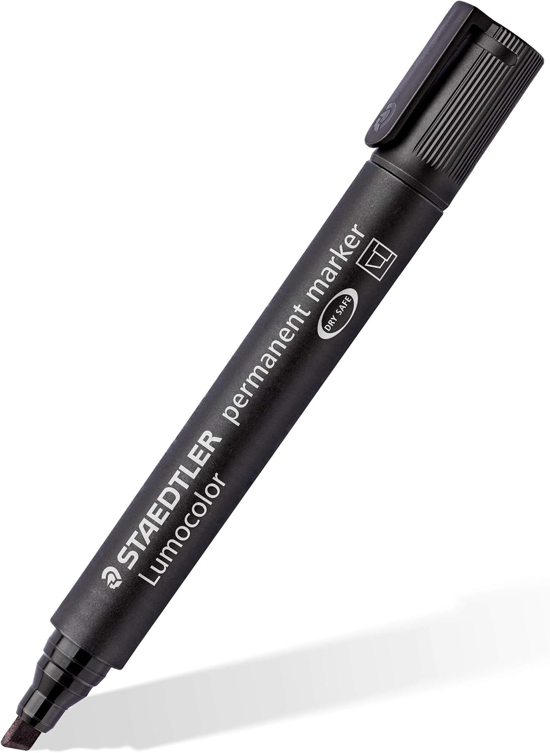 Staedtler 350 WP6-1 Lumocolor Permanent Markers with Chisel Tip, Assorted (Pack of 6) image number 5