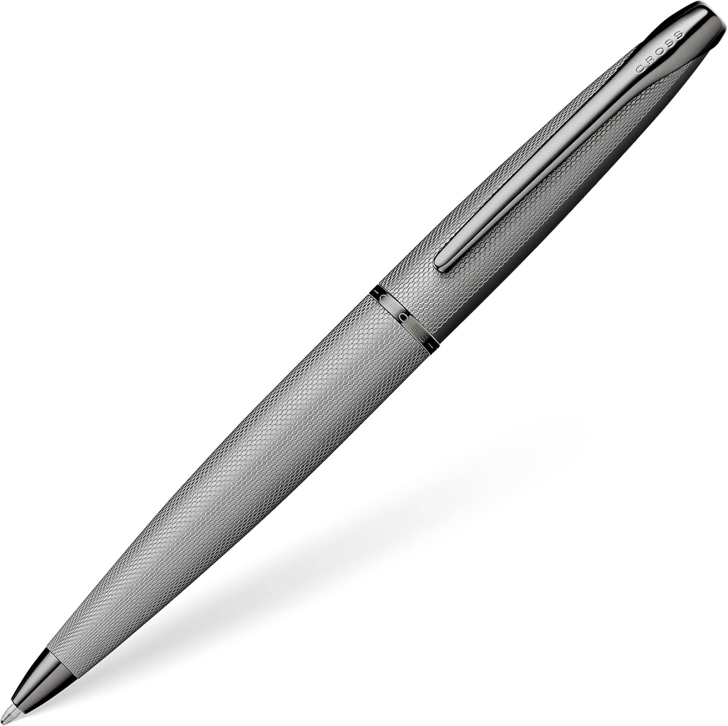 Cross ATX Ballpoint Pen, Sandblasted Titanium Grey