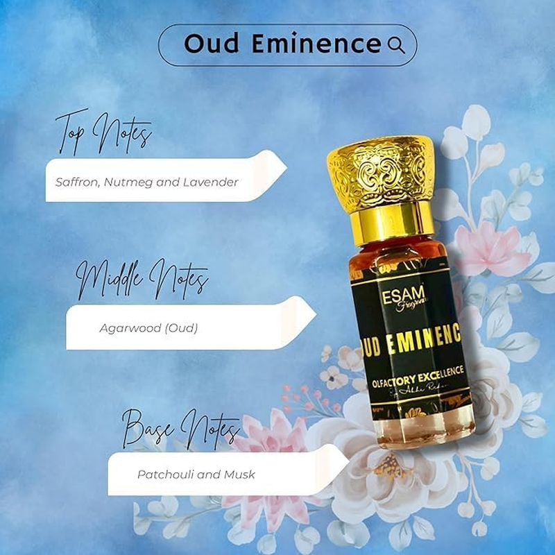Generic Oud Eminence Attar Natural Perfume, 6Ml, Alcohol-Free Unisex Roll-On Body Spray image number 2