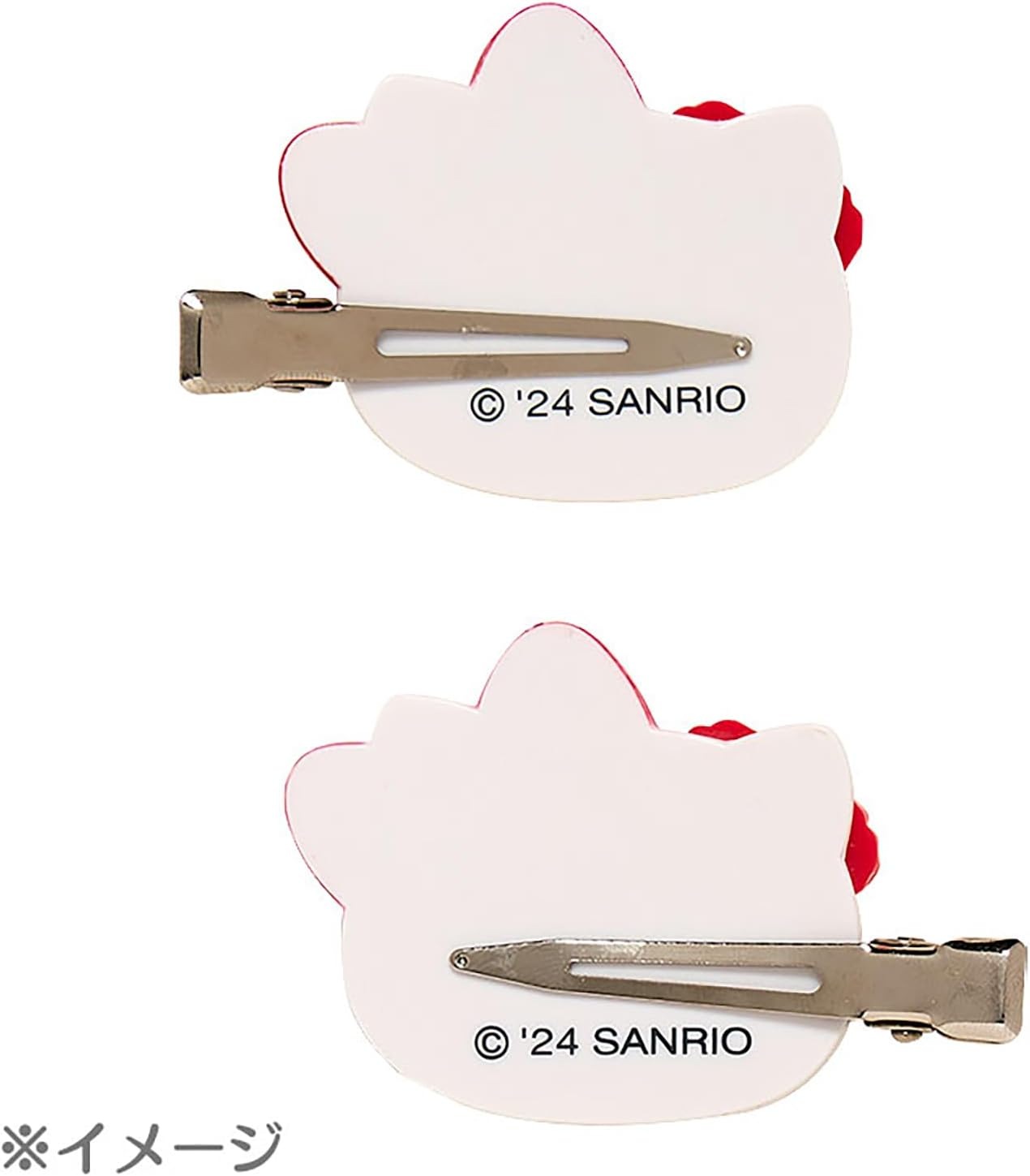 Sanrio 086673 Deluxe Black Bangs Clip - Pink image number 2