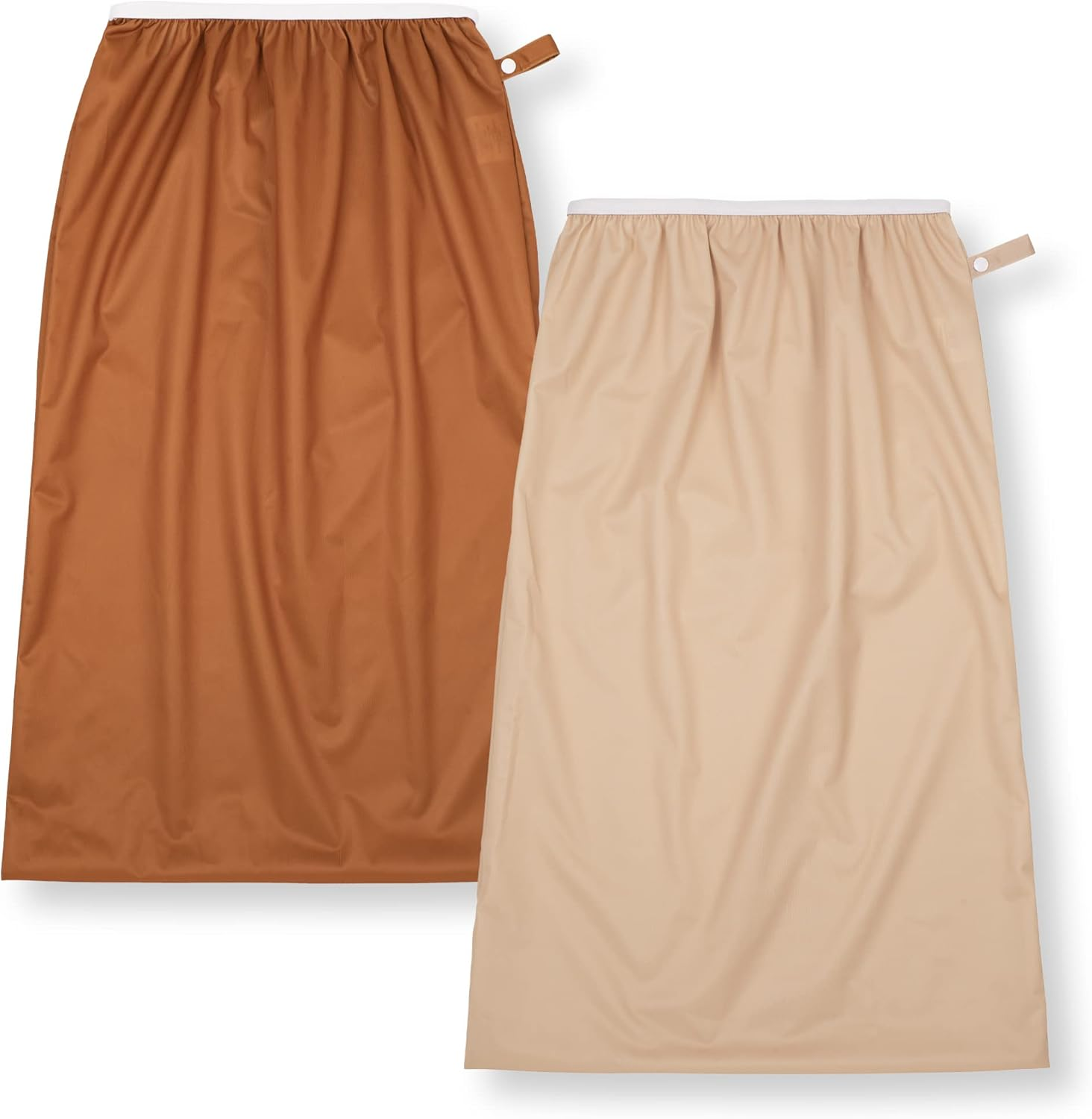 Nora'S Nursery Pail Liner for Cloth Diapers - Reusable and Washable - Fits All Standard Diaper Pails - Waterproof Pail Liner with Strap for Diaper Pails, Laundry & Kitchen Garbage Cans (Garden - 2 Pk)