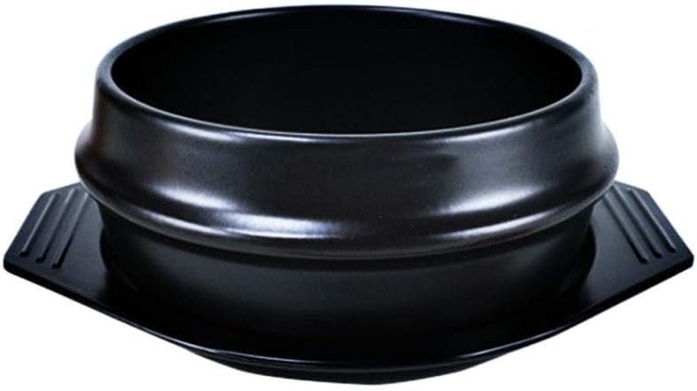 Korean Stone Bowl for Bibimbap and Soup, No Lid, Premium Ceramic with Melamine (Large) image number 4