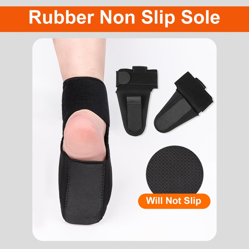 Plantar Fasciitis Night Splint Socks, Heel Pain Relief Plantar Fasciitis, Soft Stretching Boot Splint for Aching Feet & Heel Relief, Plantar Fasciitis Night Splint Sock, Right or Left Foot for Achilles Tendonitis Drop Foot (S) image number 5