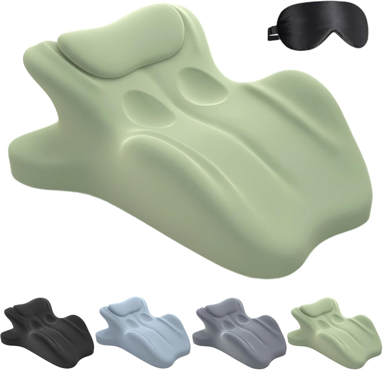 Chiro Monk Couple Pillow, Chiromonk Couples Pillows for Intimacy, Sweet Spot Pillow, 27&deg; Angle Perfect Position, Ergonomic Posture Support for Spinal, Multi Position Comfort (Gray)