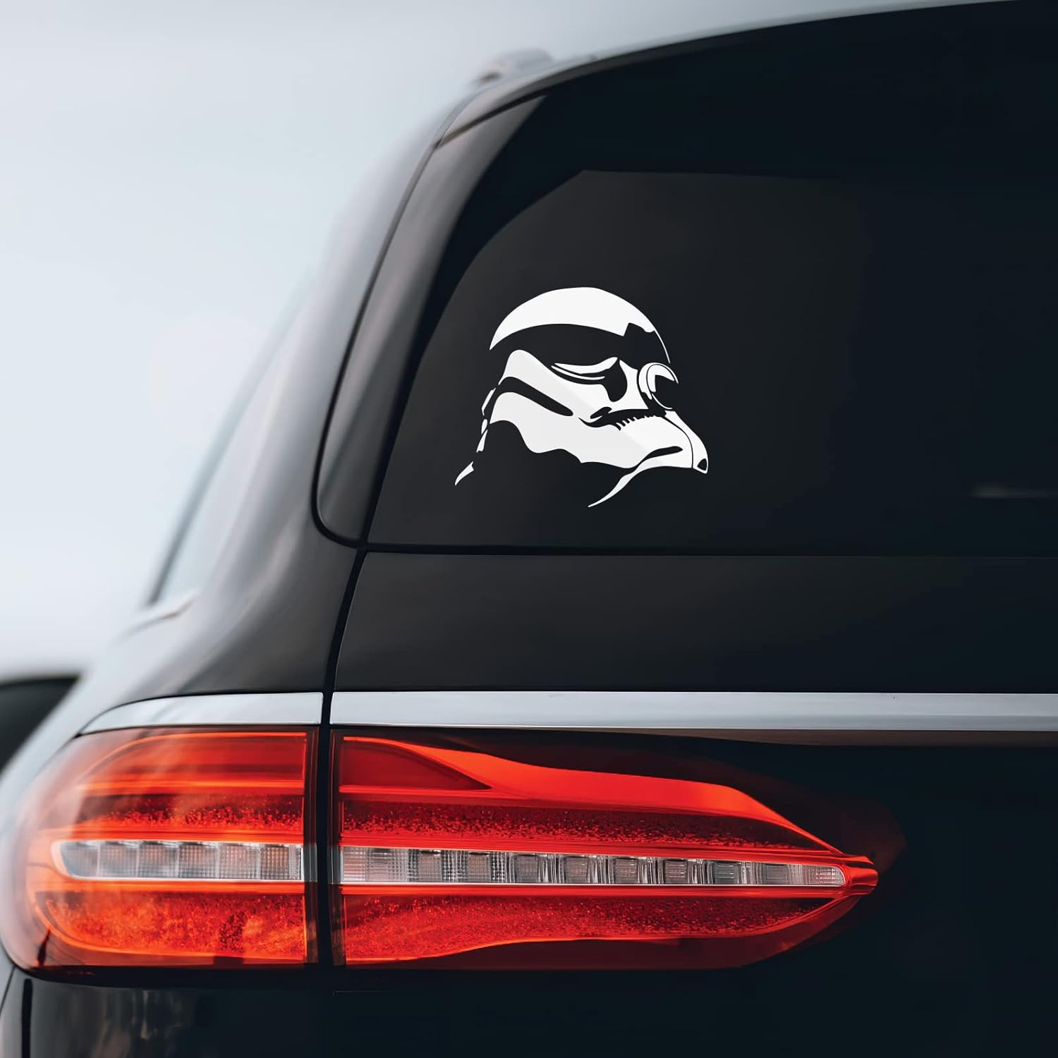 (2X) Stormtrooper Star Wars Parody Car Auto Vinyl Car Sticker Decal (White 6 CD-0252) image number 3