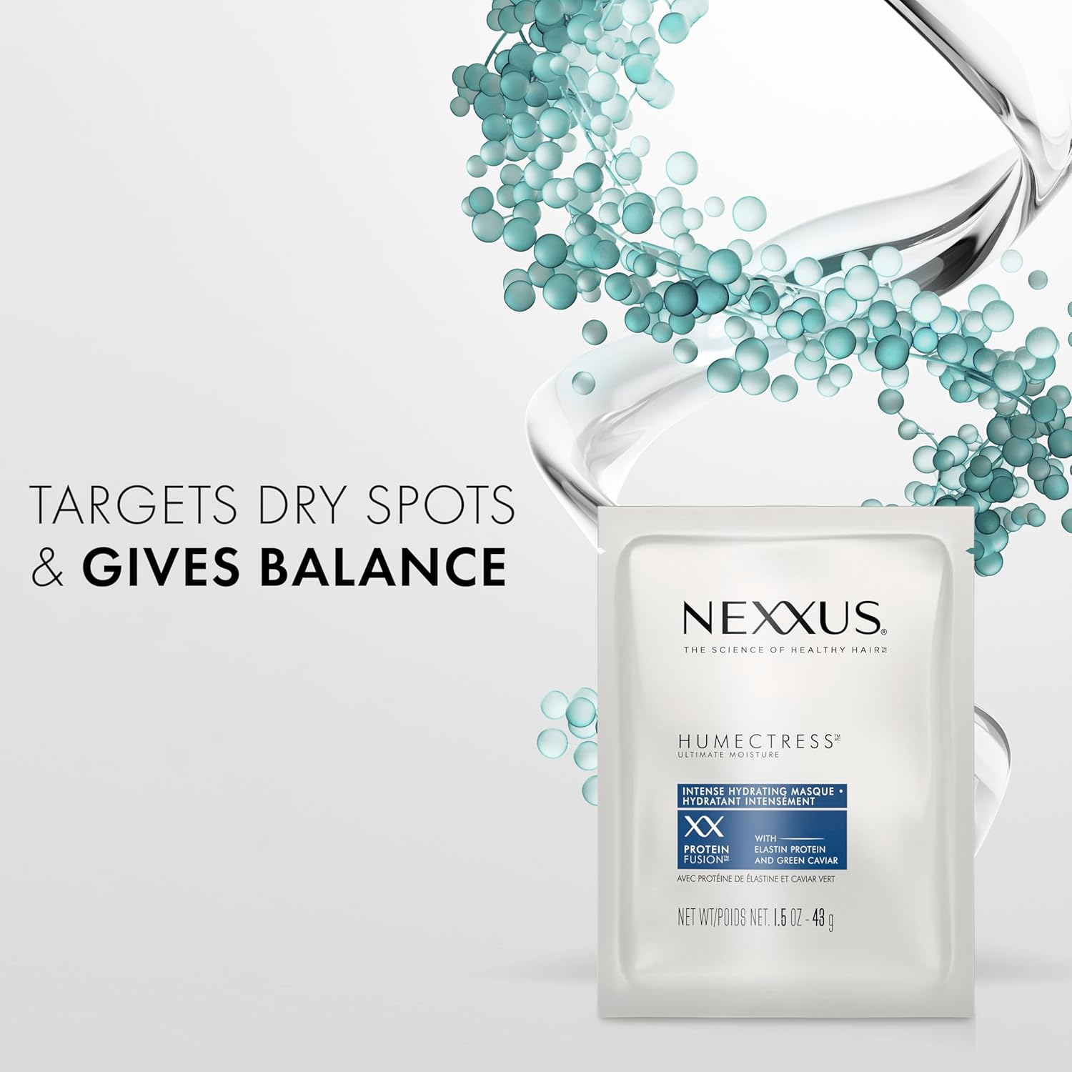 Nexxus Humectress Moisture Masque for Normal to Dry Hair 1.5 Oz, Pack of 10 image number 3