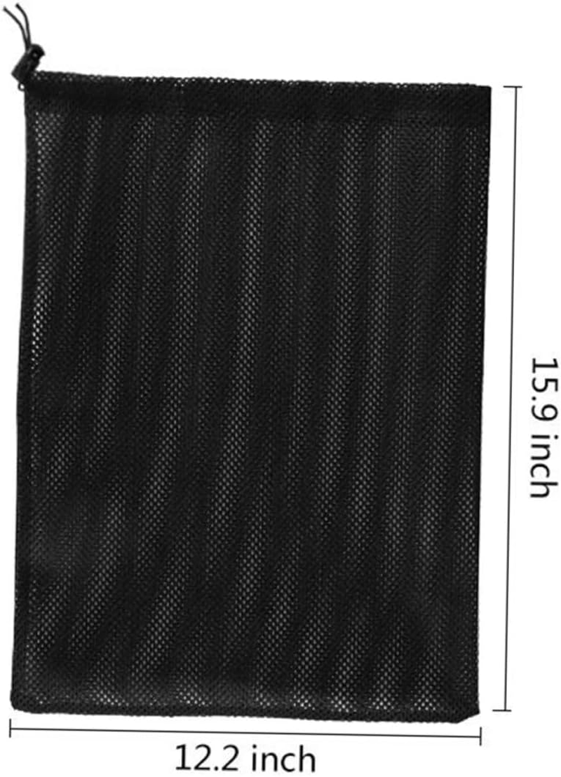 Water Pump Filter Bag Aquarium Mesh Pouch with Drawstring for Fish Tank Filtration Netting Suitable for Ceramic Ring Activated Carbon Volcanic Media Storage image number 4