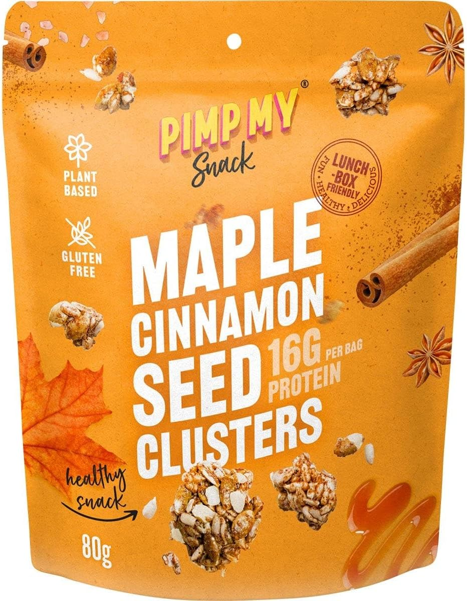 Pimp My Snack Maple Cinnamon Seed Clusters 80G