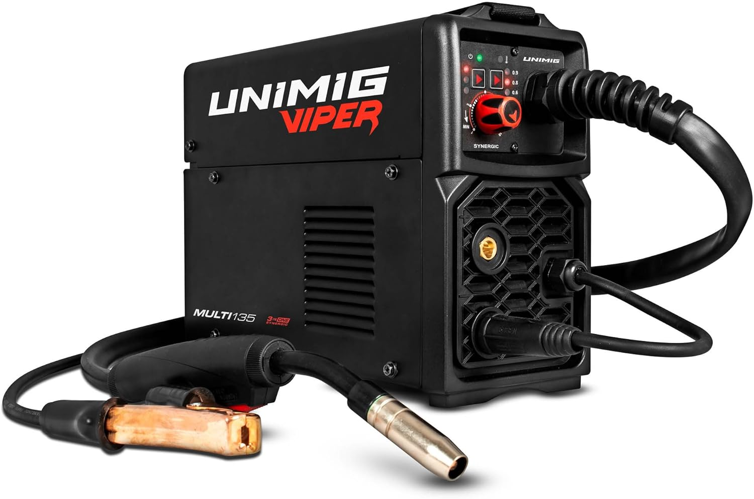 UNIMIG Viper 135 Multi 3-In-1 Mig Tig Stick Welder + Welding Torch, MMA U11005K
