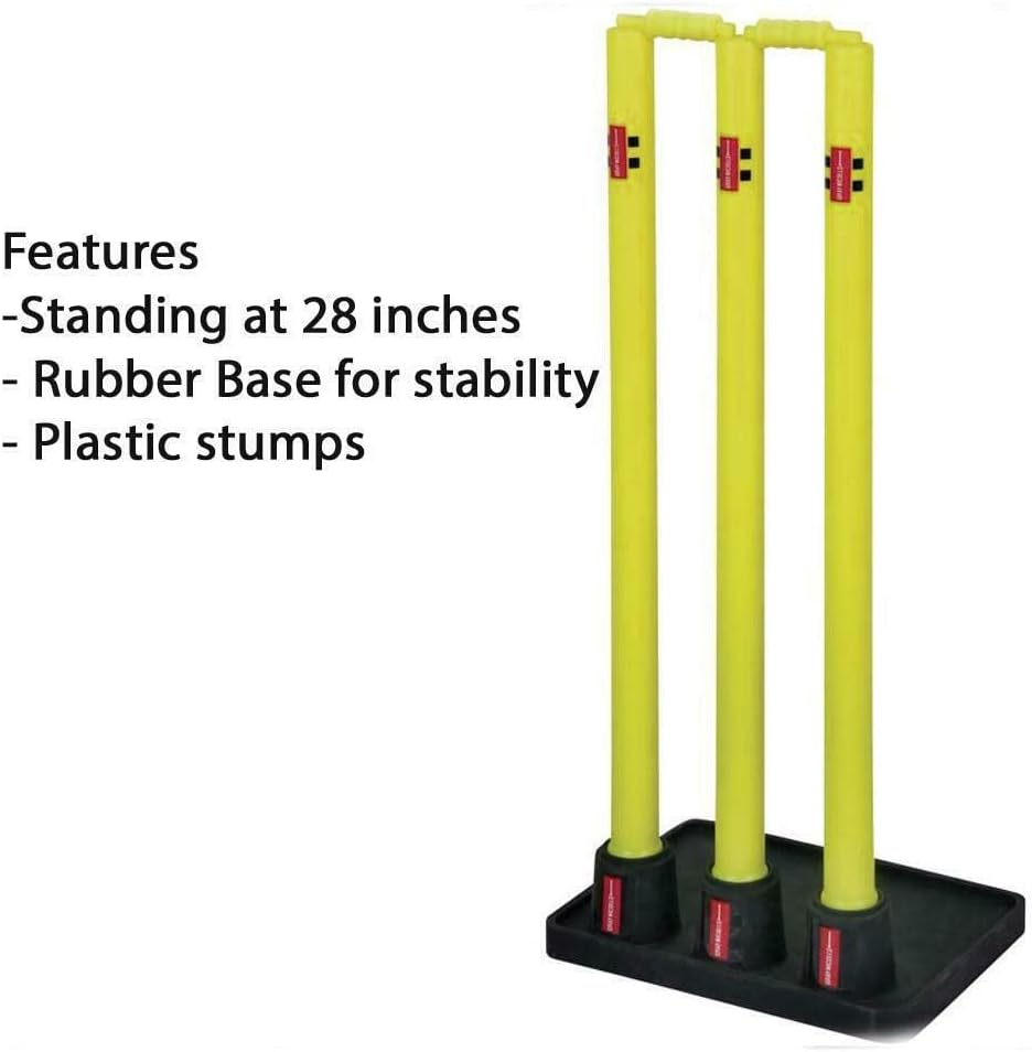 Plastic Stumps with Rubber Base