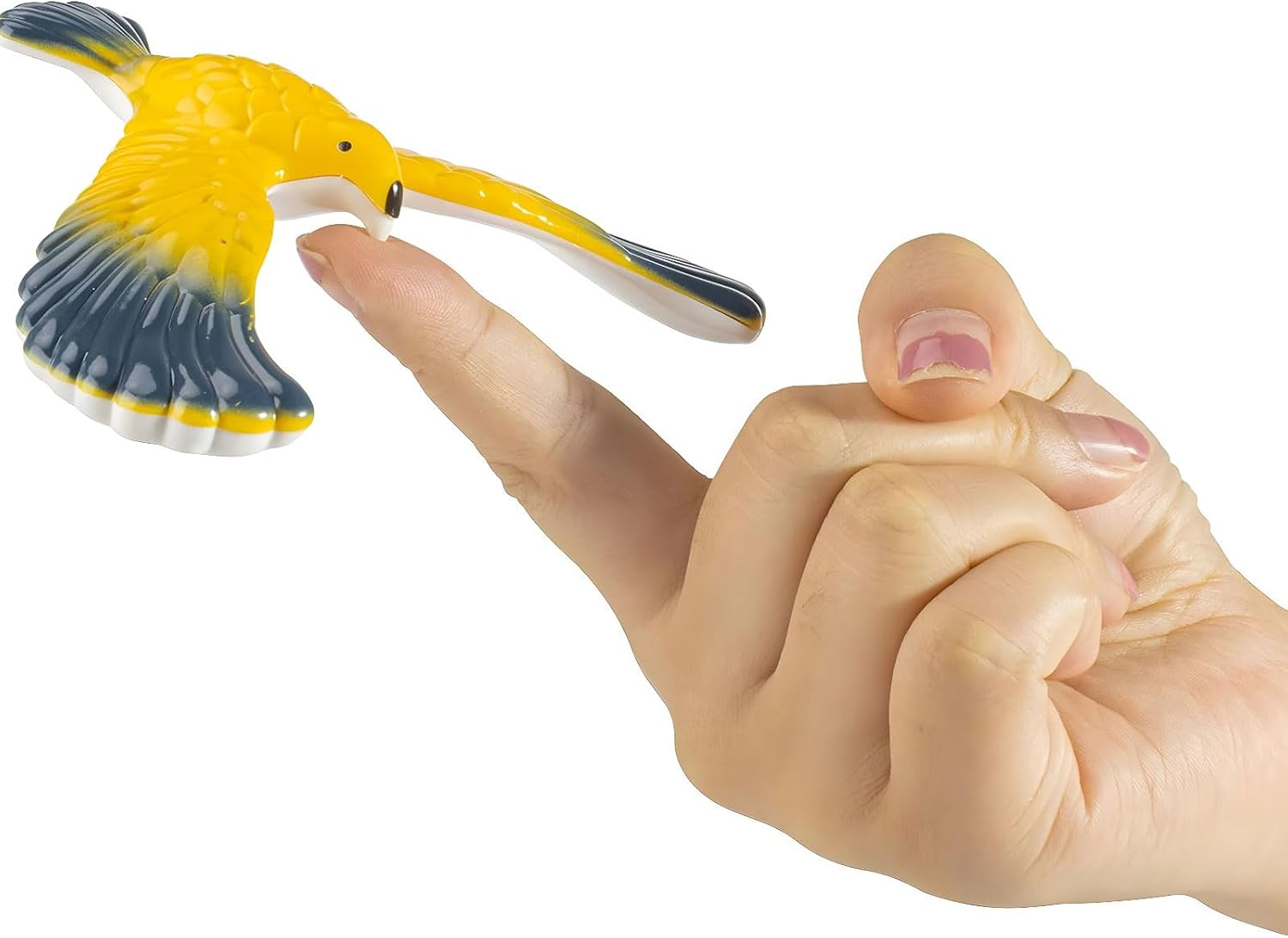 5Pcs Balancing Bird Gravity Bird with Pyramid Combination Set Children Physical Science Adults Office Desktop Novelty Eagle Trick Party for Kids Decompression Gift (5Pcs) image number 5