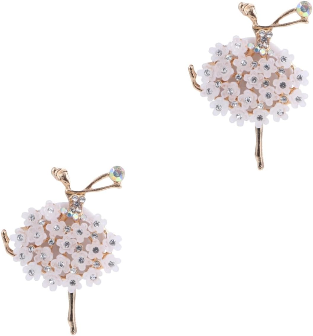 Totority Ballerina Girl Car Air Freshener Clip Creative White Car Aromatherapy Diffuser for Women Stylish Vent Freshener