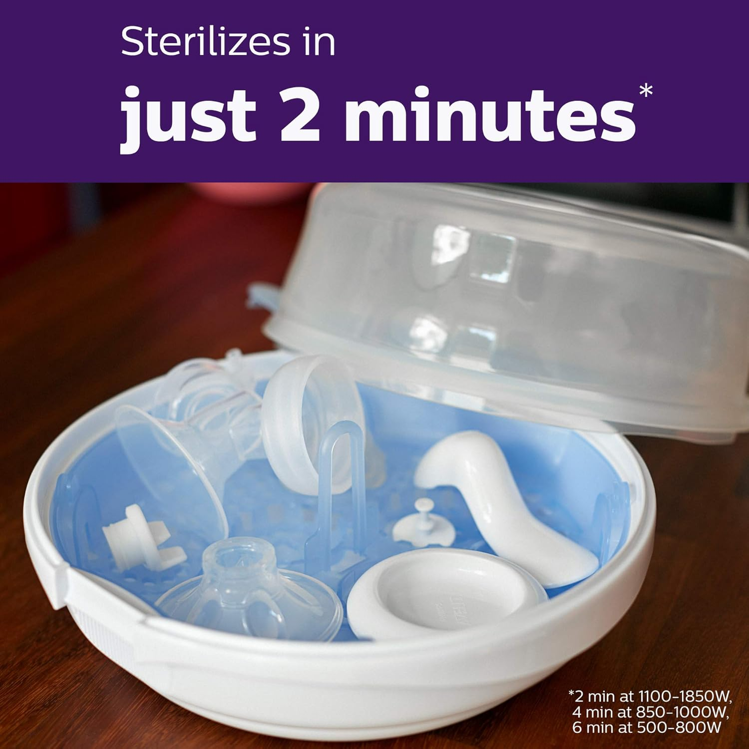 Philips AVENT Microwave Steam Sterilizer image number 1