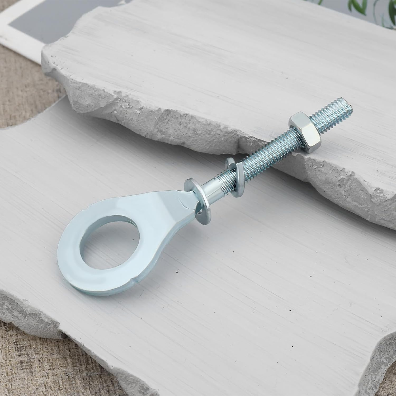 YINETTECH 2Pcs Chain Tensioner Adjuster Set Chain Wheel Axle Tensioner Adjusters for Motorcycle and Mini Bike Compatible with 196Cc 6.5Hp 50Cc-125Cc ATV Dirt Bike image number 6