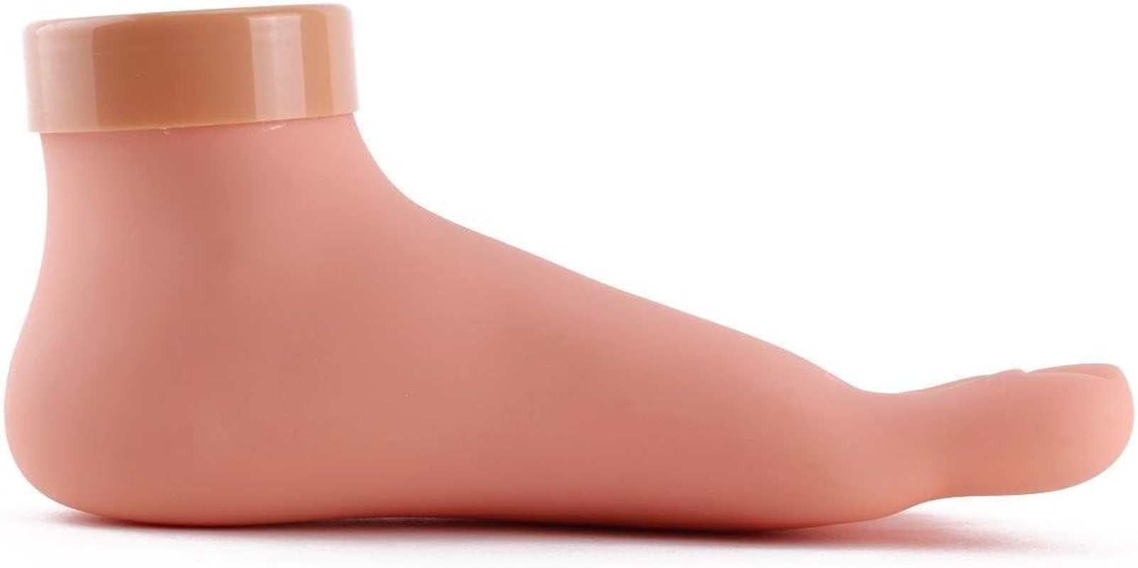 Venuse&reg; Practice Fake Foot Model Flexible Movable Soft Silicone Prosthetic Manicure Tool for Nail Art Train image number 2