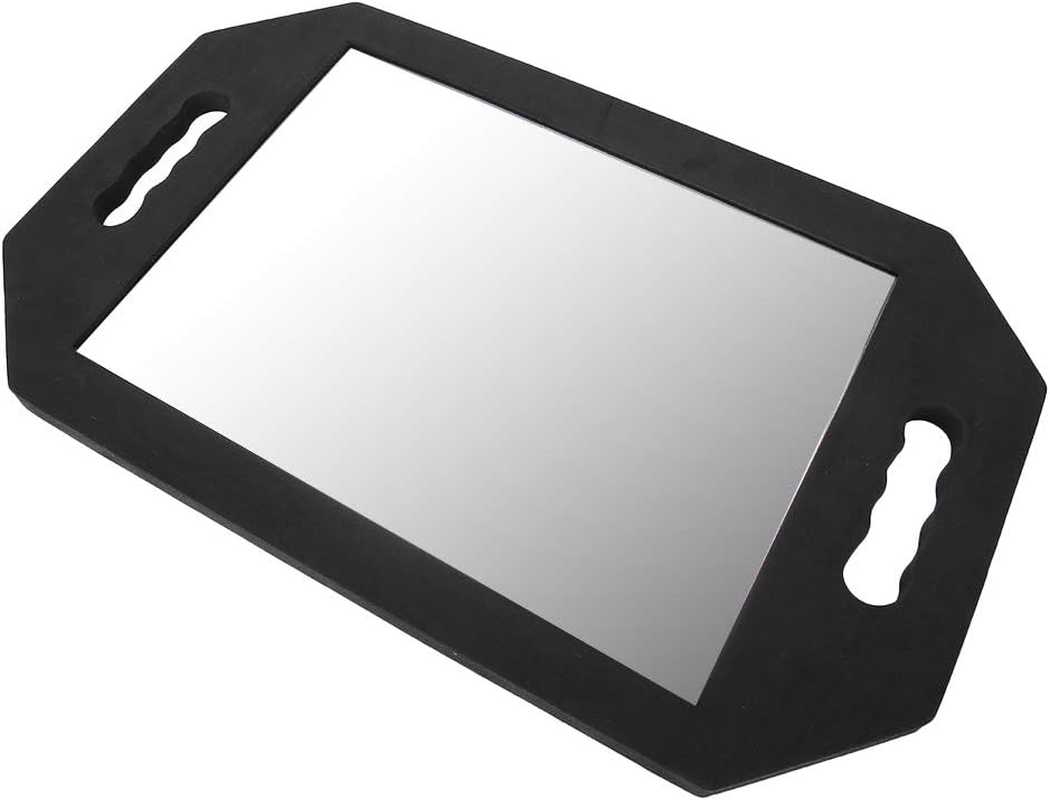 Professional Hairdresser Back Mirror for Hair Salon, Large High Definition Glass Makeup Mirror for Barber, Two Handed Beauty Salon for Modern Family image number 1