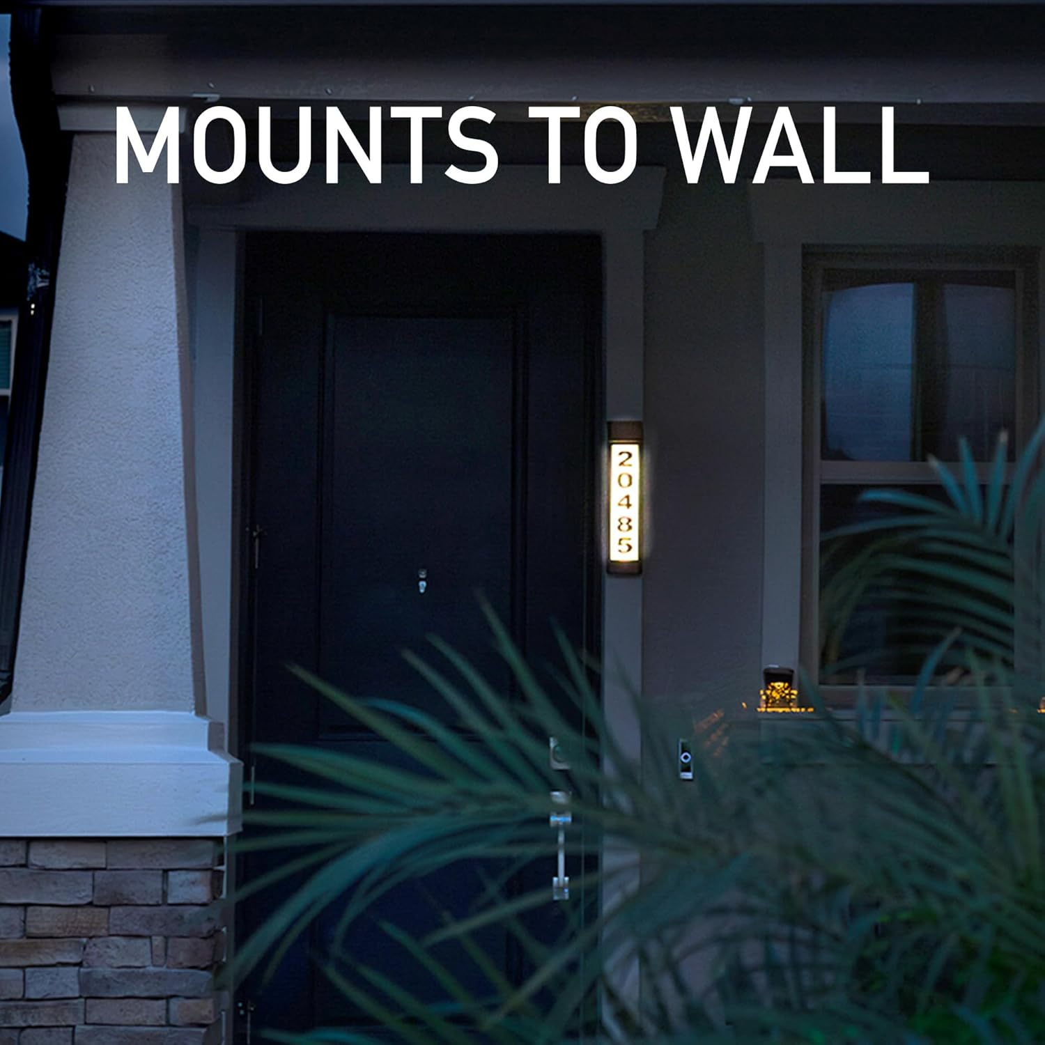 Sensor Brite Solar Powered Address Light, 360-Degree LED House Number Sign, Automatic & Adjustable Solar Address Sign, Includes 40 Numbers 4 X (0 to 9) & 26 Letters (A to Z) image number 3