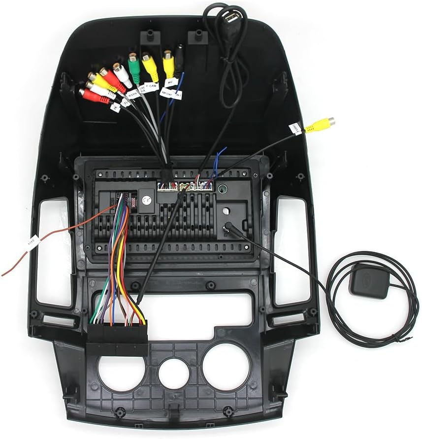 Car Stereo Compatible for Hyundai I30 Manual 2006-2011 FD, Double DIN Car Stereo Radio 2+32G 9" Touch Screen Radio Wireless Carplay Android Auto Bluetooth Wifi FM GPS Mic image number 6