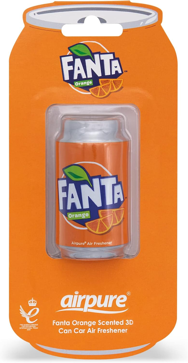 Coca-Cola 3D Vent Car Air Freshener Fanta Orange image number 3