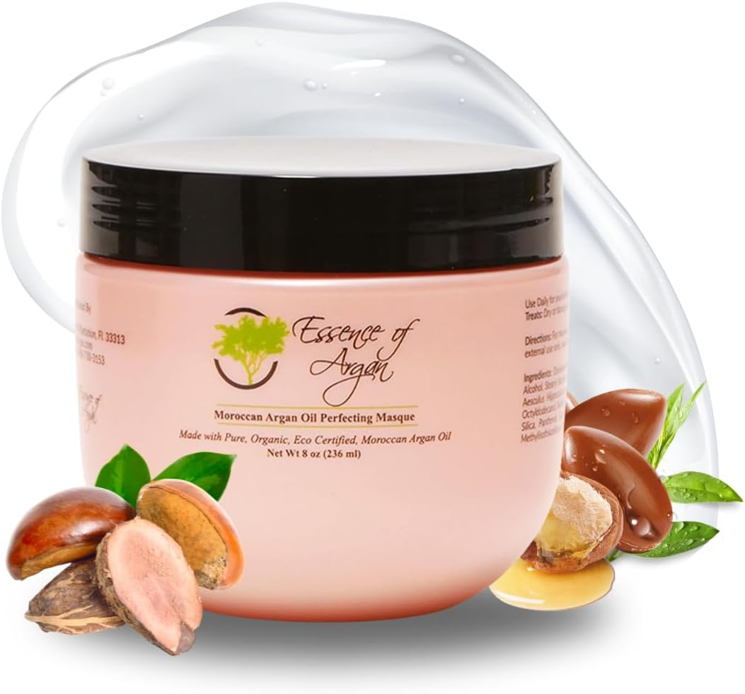 Essence of Argan Renewing Hair Care Products with 100% Pure Moroccan Organic Argan Oil - Volumizes, Nourishes and Heals Your Hair - All Hair Types (Shampoo) image number 1