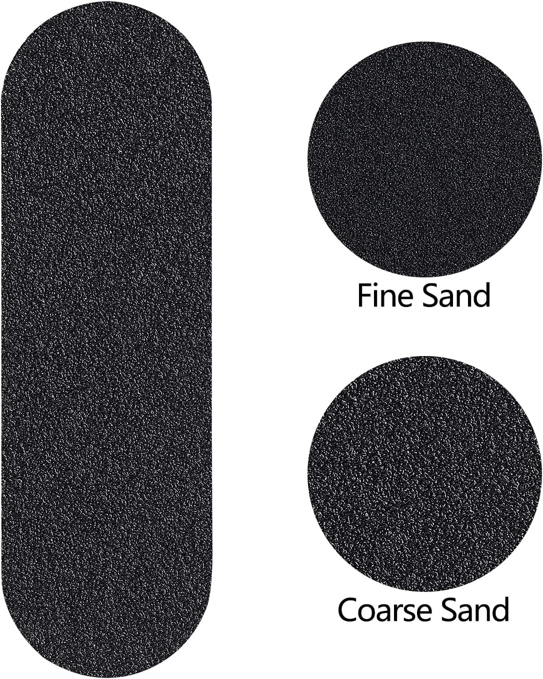 BNG Foot File Set, 40 Pieces Replacement Sandpaper Refill Pads, Pedicure Tool for Stainless Steel Foot Rasp, Hard, Cracked Heel, Dead Skin, Cuticle, Callus Remover, #80 image number 5