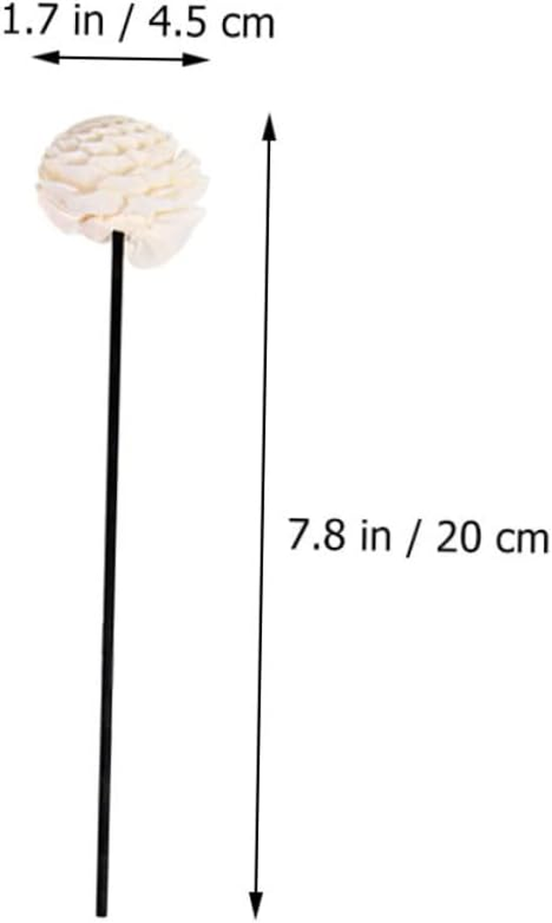 LALAFINA 8Pcs Simulated Aromatherapy Flowers Decorative Fragrance Sticks for Home Wedding Aroma Diffuser Reeds image number 6