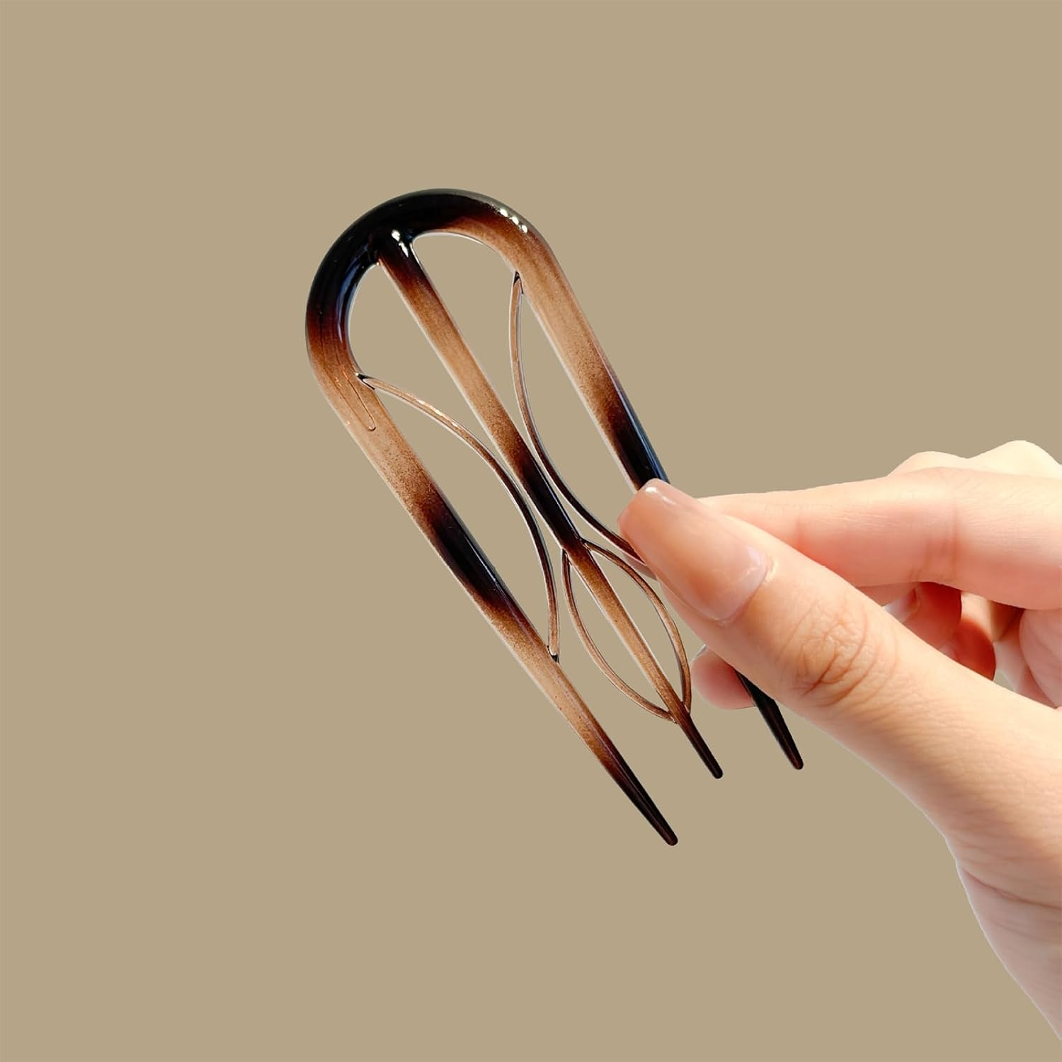 Aililong Pack of 6 Large French Hair Pins, U-Shaped Hairpin French Hair Pin Hair Clip French for Women, Durable French Hair Clip, French Twist Hair Pin Bobby Pins Hair Clips image number 6