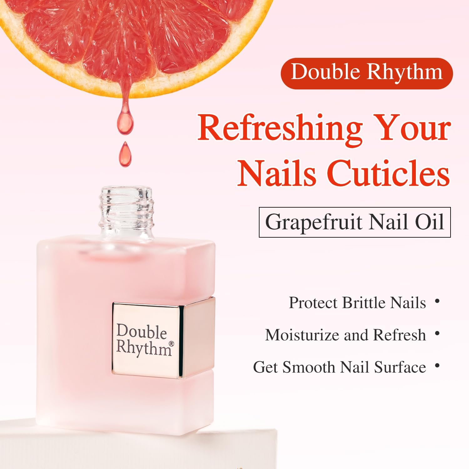 Double Rhythm Natural Cuticle Oil Revitalizing for Nails, Cuticle Softener (Cuticle Oil)